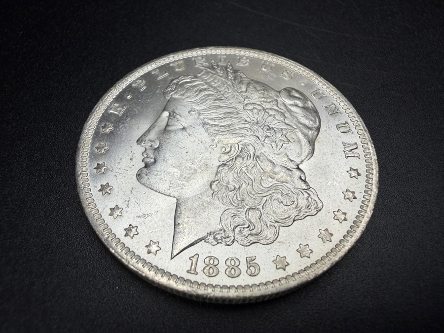 1885 O Brilliant Uncirculated Morgan Silver Dollar [Photo 2]