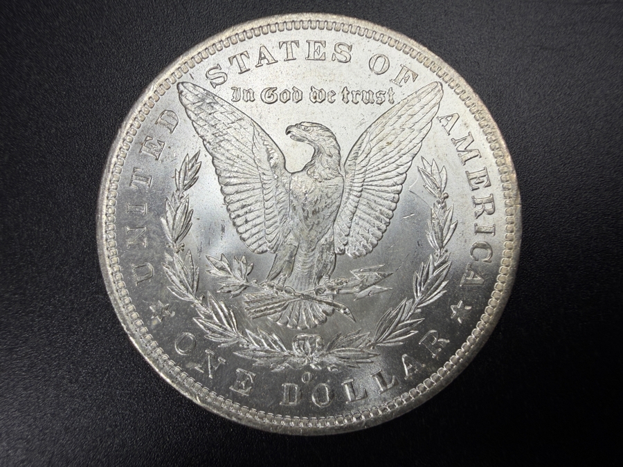 1885 O Brilliant Uncirculated Morgan Silver Dollar [Photo 3]
