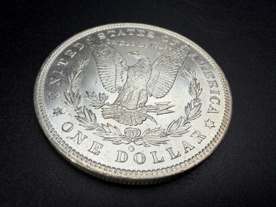 1885 O Brilliant Uncirculated Morgan Silver Dollar [Photo 4]