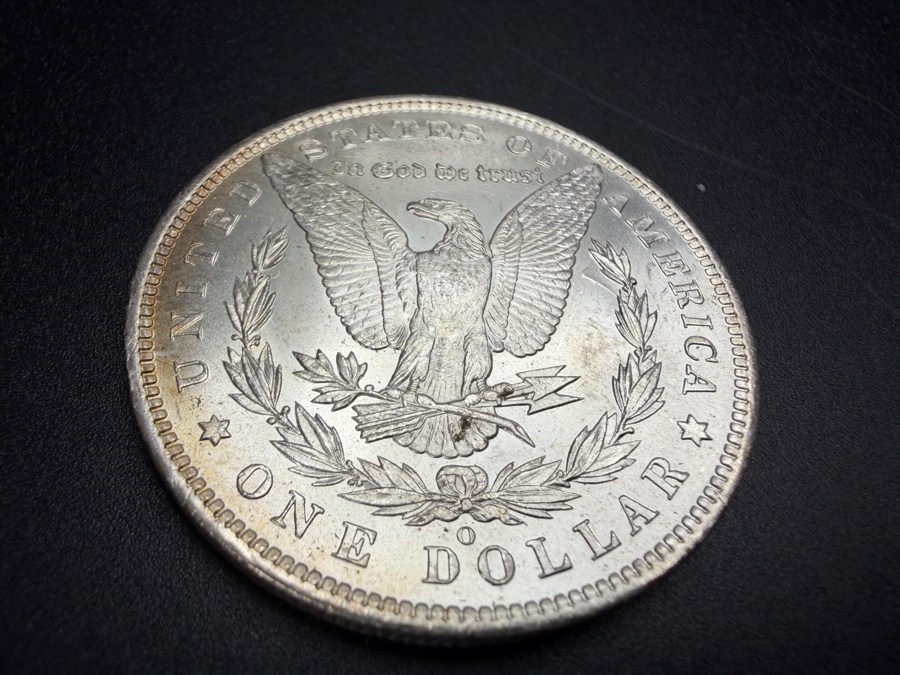 1885 O Brilliant Uncirculated Morgan Silver Dollar [Photo 4]