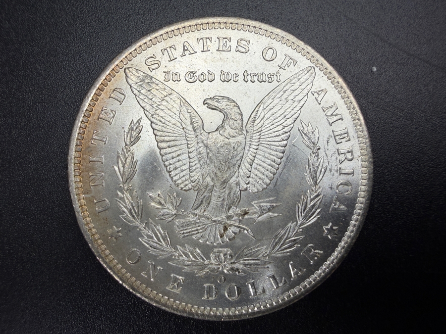 1885 O Brilliant Uncirculated Morgan Silver Dollar [Photo 3]