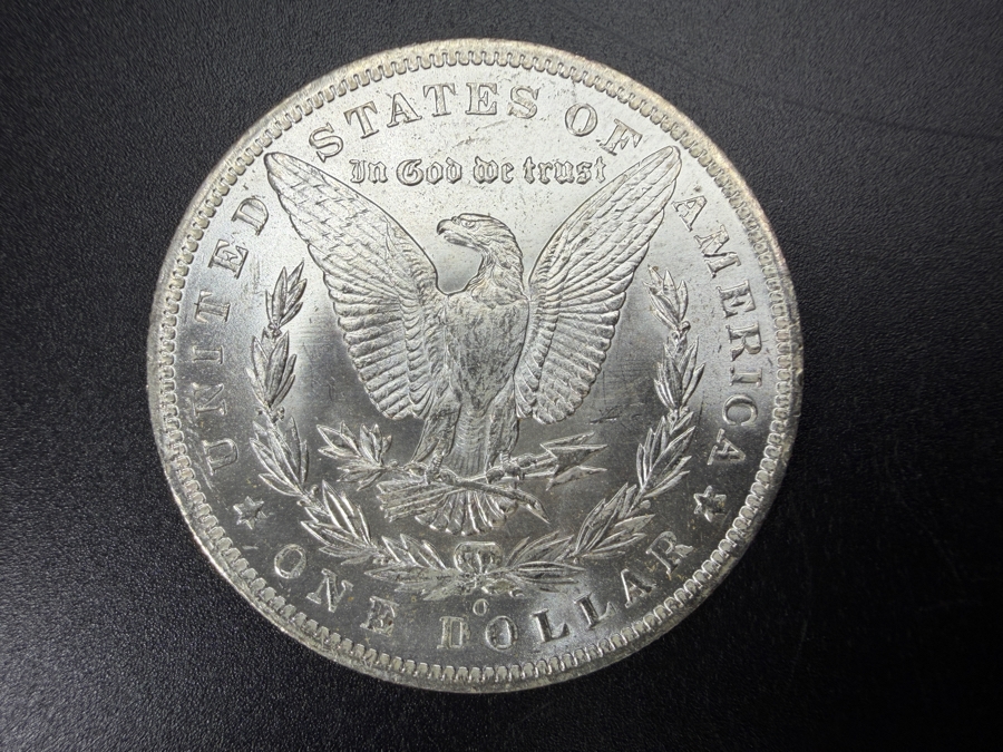 1885 O Brilliant Uncirculated Morgan Silver Dollar [Photo 3]