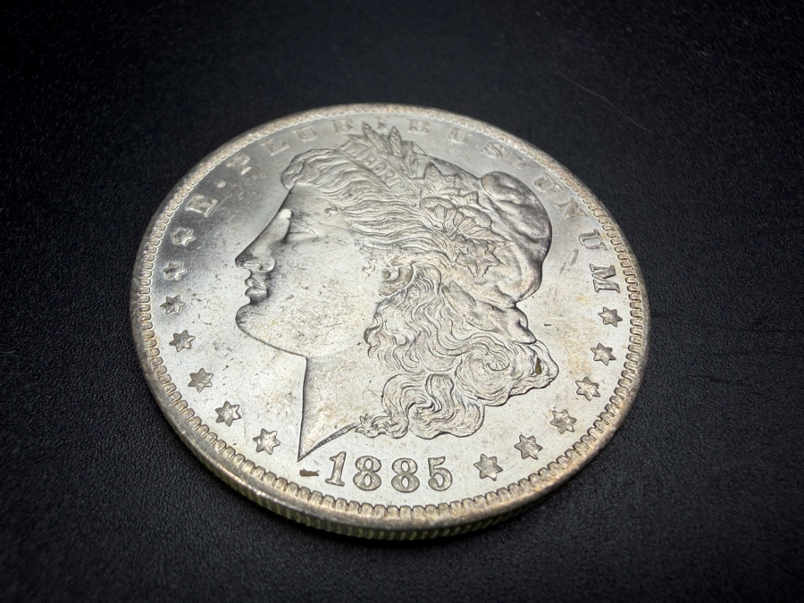 1885 O Brilliant Uncirculated Morgan Silver Dollar [Photo 2]