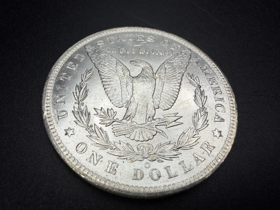 1885 O Brilliant Uncirculated Morgan Silver Dollar [Photo 4]