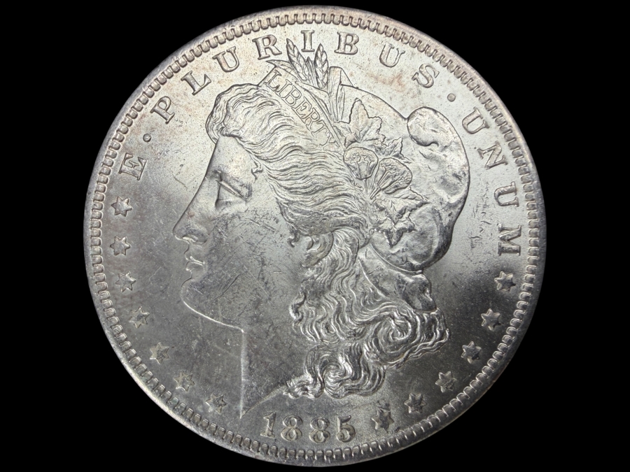 1885 O Brilliant Uncirculated Morgan Silver Dollar