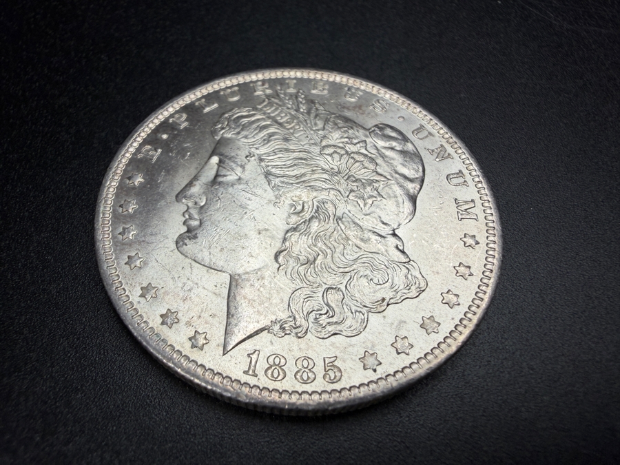 1885 O Brilliant Uncirculated Morgan Silver Dollar [Photo 2]