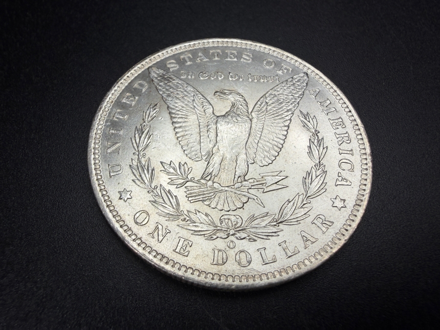 1885 O Brilliant Uncirculated Morgan Silver Dollar [Photo 4]