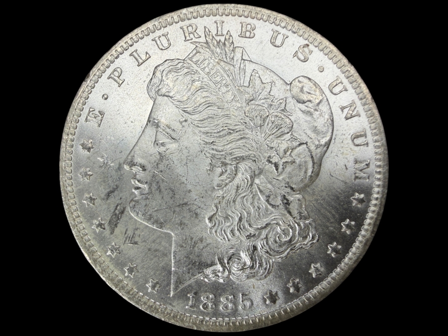 1885 O Brilliant Uncirculated Morgan Silver Dollar