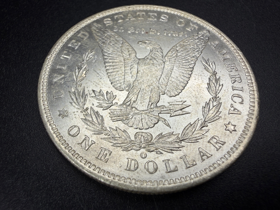 1885 O Brilliant Uncirculated Morgan Silver Dollar [Photo 4]