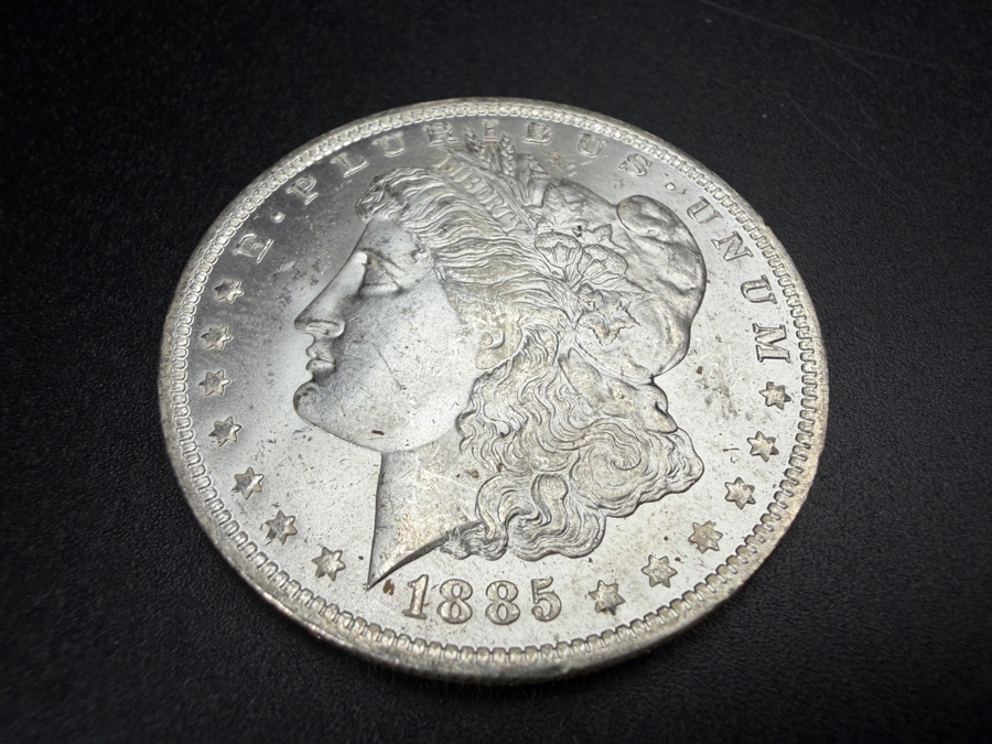 1885 O Brilliant Uncirculated Morgan Silver Dollar [Photo 2]