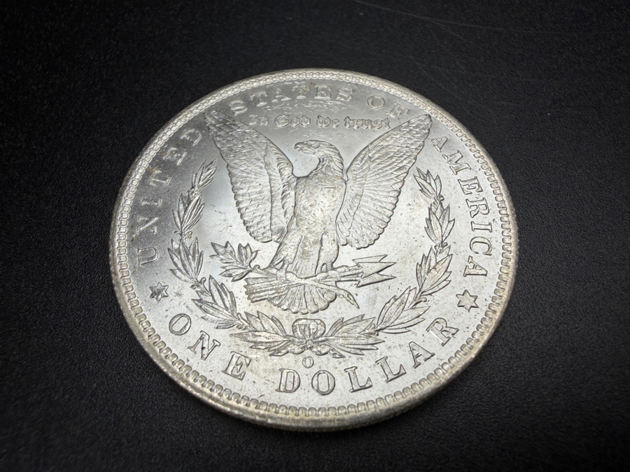 1885 O Brilliant Uncirculated Morgan Silver Dollar [Photo 4]