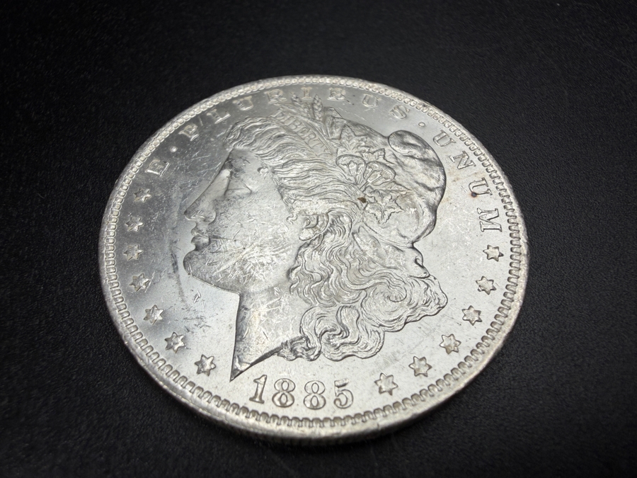 1885 O Brilliant Uncirculated Morgan Silver Dollar [Photo 2]