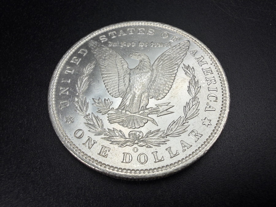 1885 O Brilliant Uncirculated Morgan Silver Dollar [Photo 4]