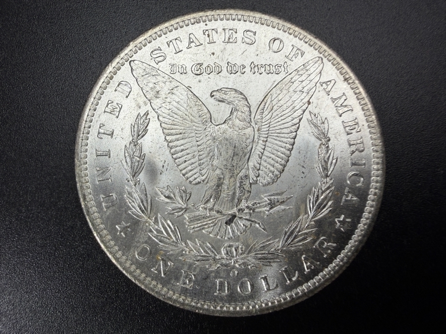 1885 O Brilliant Uncirculated Morgan Silver Dollar [Photo 3]