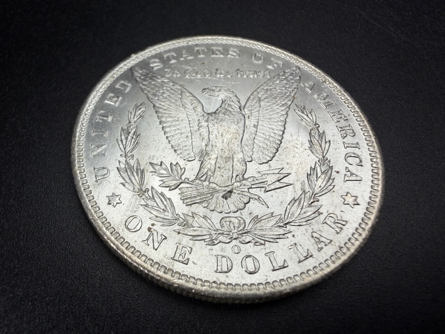 1885 O Brilliant Uncirculated Morgan Silver Dollar [Photo 4]