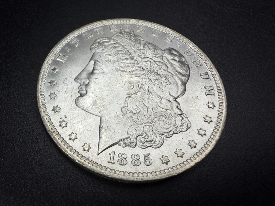 1885 O Brilliant Uncirculated Morgan Silver Dollar [Photo 2]