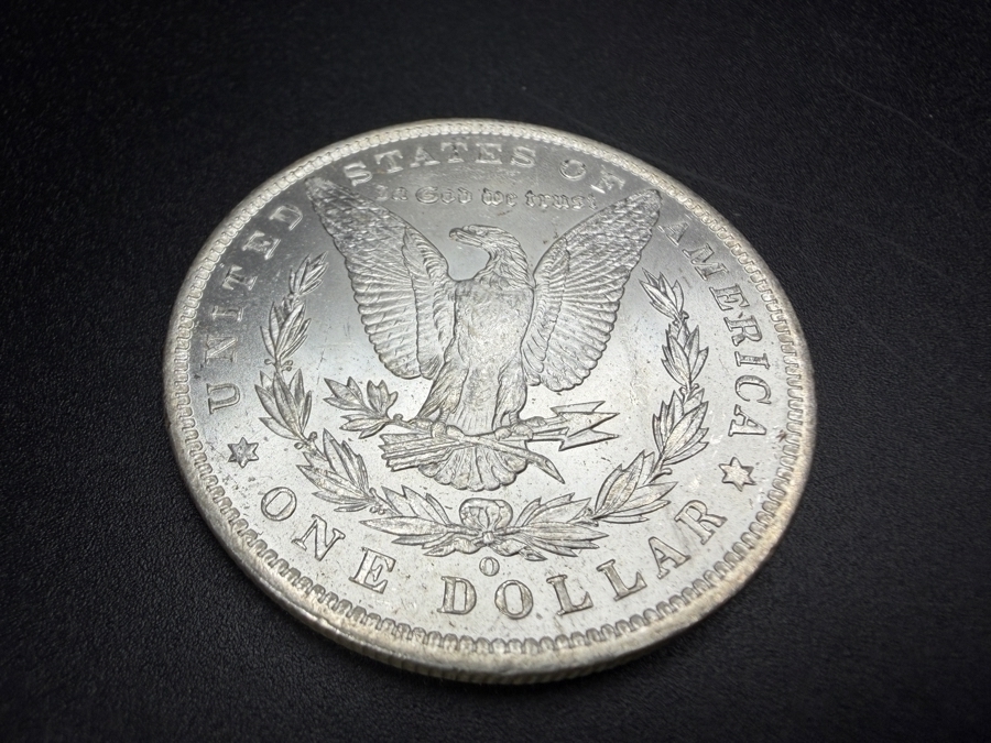 1885 O Brilliant Uncirculated Morgan Silver Dollar [Photo 4]