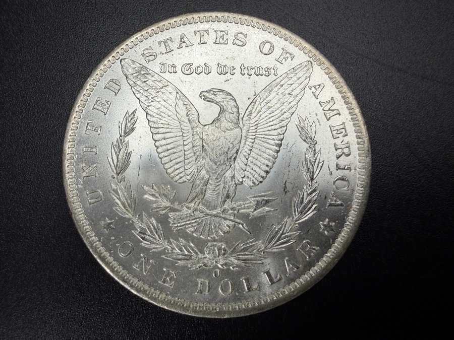 1885 O Brilliant Uncirculated Morgan Silver Dollar [Photo 3]