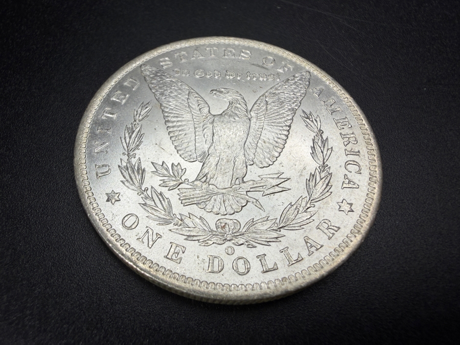 1885 O Brilliant Uncirculated Morgan Silver Dollar [Photo 4]