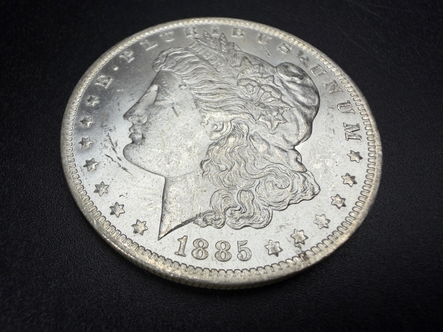 1885 O Brilliant Uncirculated Morgan Silver Dollar [Photo 2]