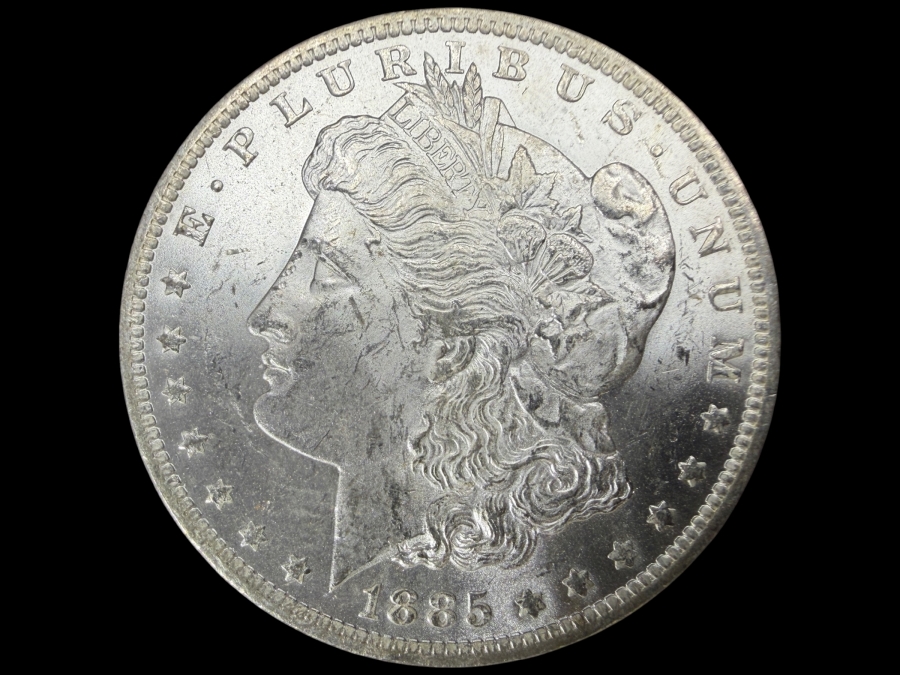 1885 O Brilliant Uncirculated Morgan Silver Dollar