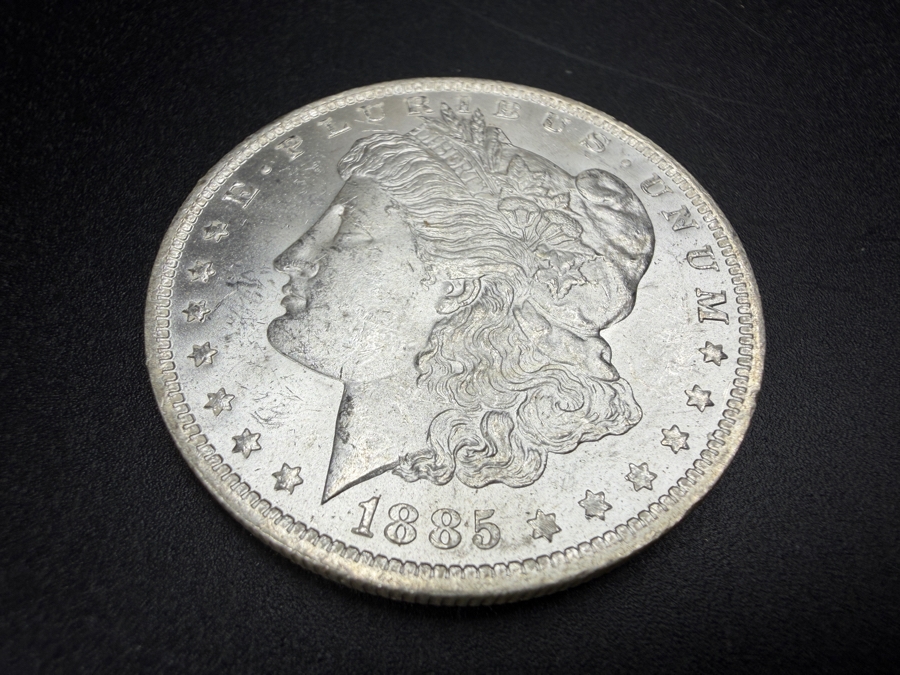1885 O Brilliant Uncirculated Morgan Silver Dollar [Photo 2]