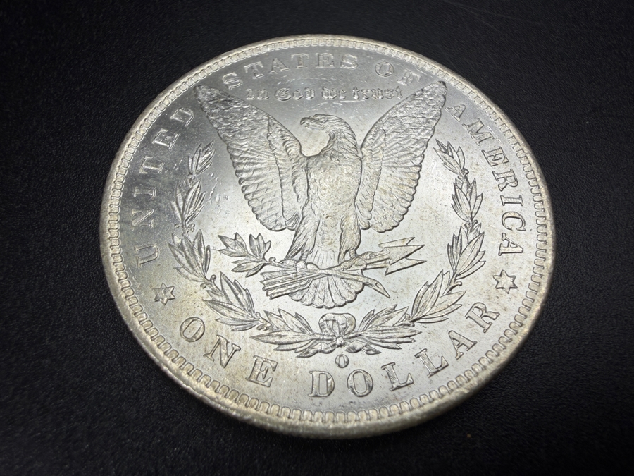 1885 O Brilliant Uncirculated Morgan Silver Dollar [Photo 4]