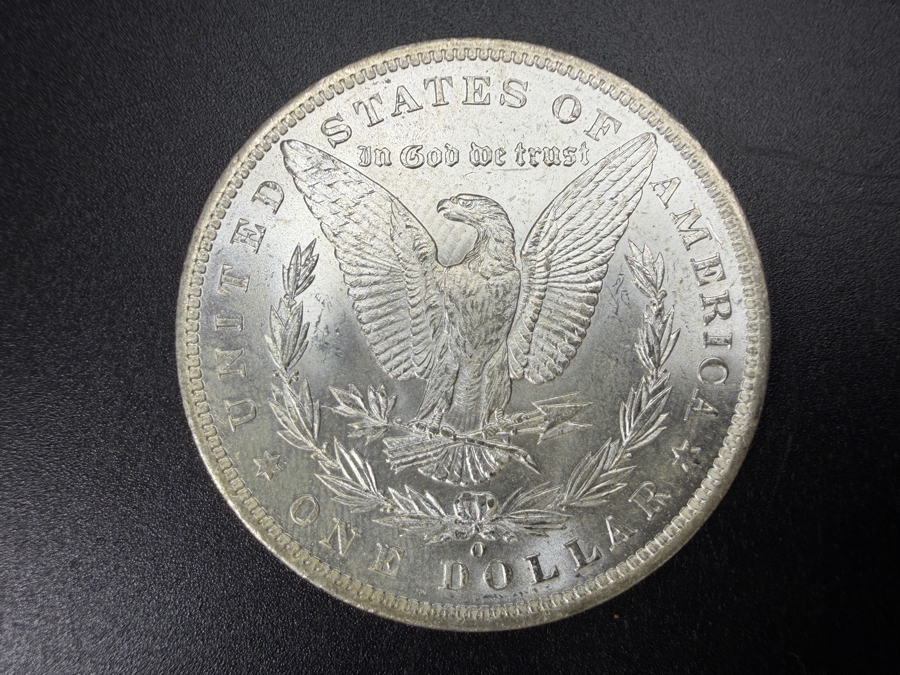 1885 O Brilliant Uncirculated Morgan Silver Dollar [Photo 3]