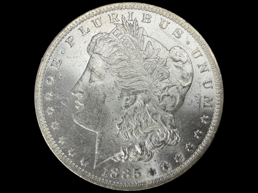 1885 O Brilliant Uncirculated Morgan Silver Dollar