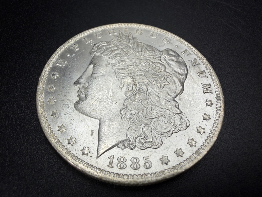 1885 O Brilliant Uncirculated Morgan Silver Dollar [Photo 2]