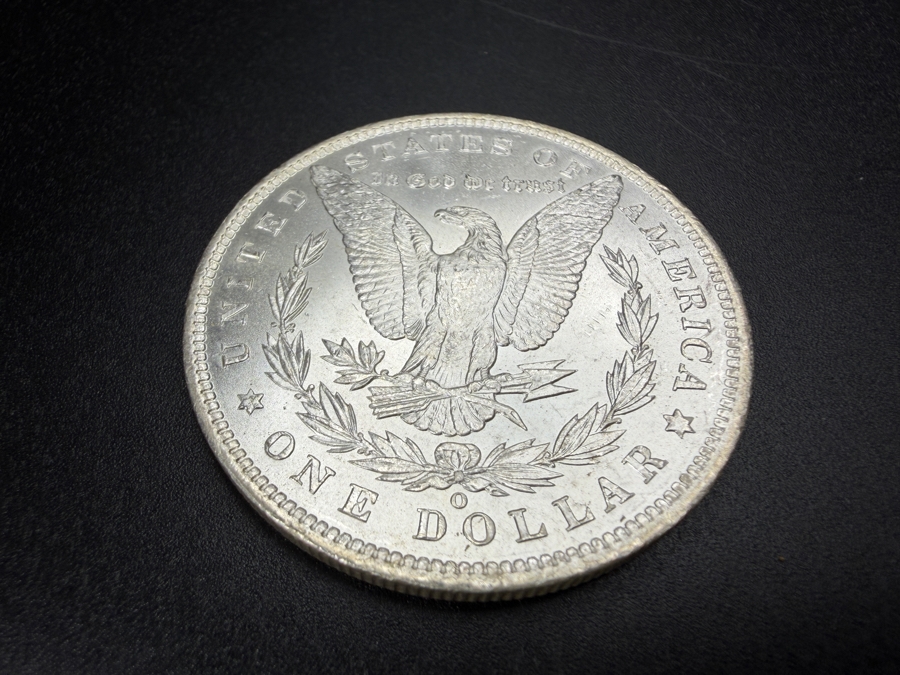 1885 O Brilliant Uncirculated Morgan Silver Dollar [Photo 4]