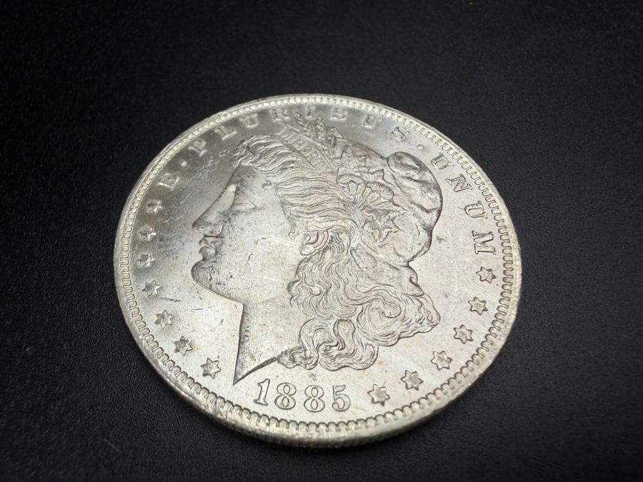 1885 O Brilliant Uncirculated Morgan Silver Dollar [Photo 2]