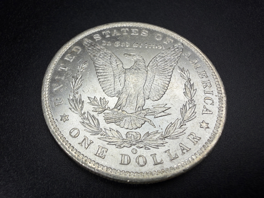 1885 O Brilliant Uncirculated Morgan Silver Dollar [Photo 4]