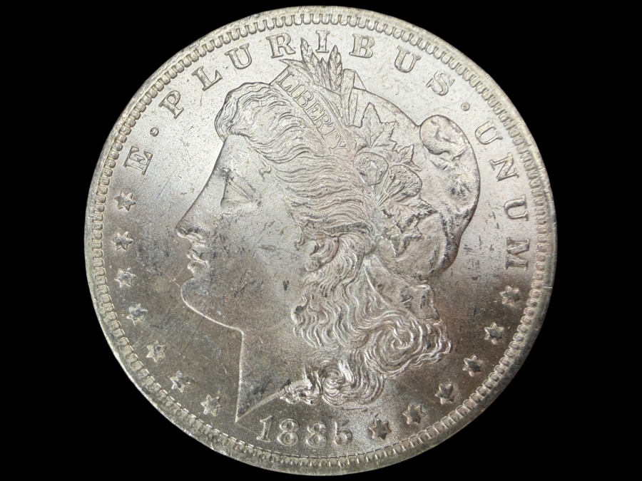 1885 O Brilliant Uncirculated Morgan Silver Dollar