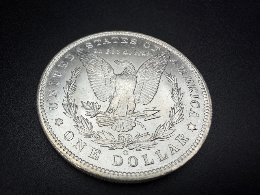 1885 O Brilliant Uncirculated Morgan Silver Dollar [Photo 2]