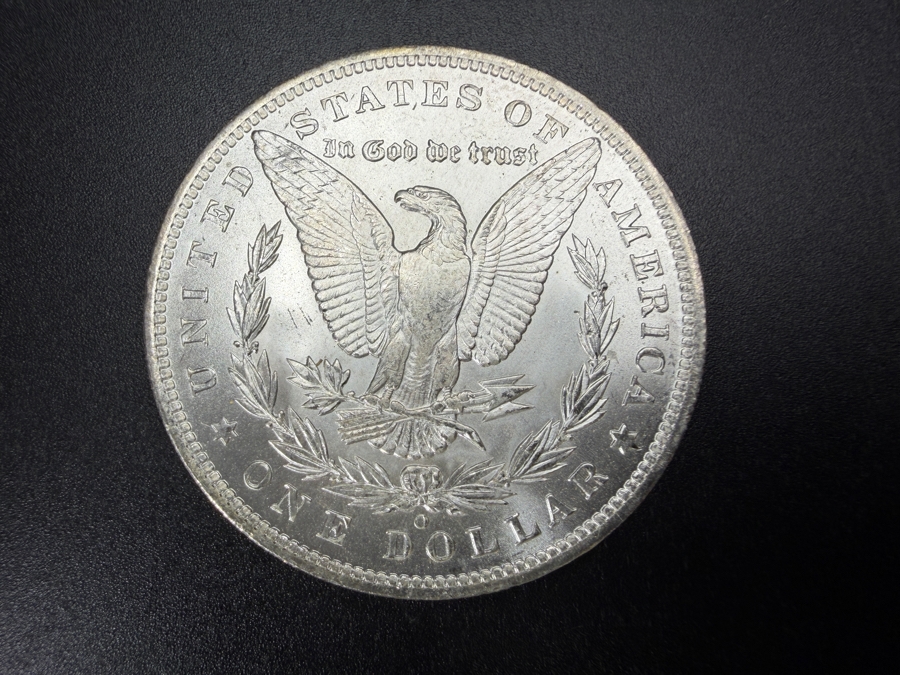 1885 O Brilliant Uncirculated Morgan Silver Dollar [Photo 4]