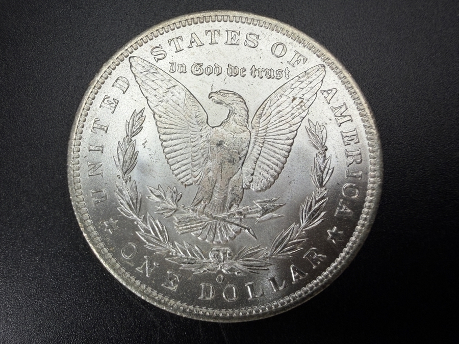 1885 O Brilliant Uncirculated Morgan Silver Dollar [Photo 3]
