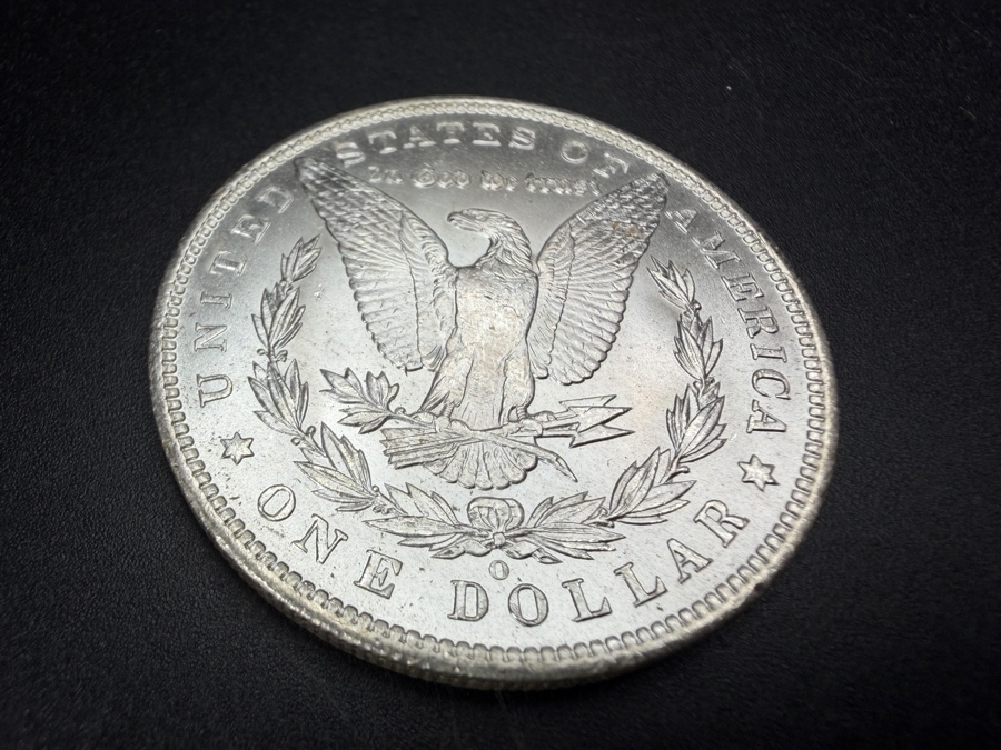 1885 O Brilliant Uncirculated Morgan Silver Dollar [Photo 4]