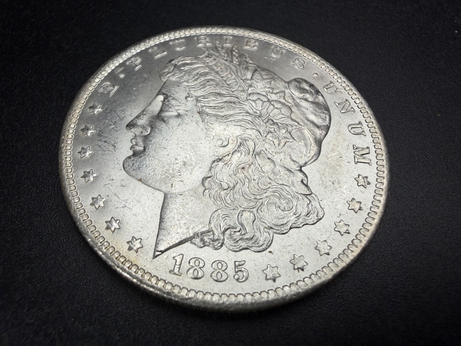1885 O Brilliant Uncirculated Morgan Silver Dollar [Photo 2]