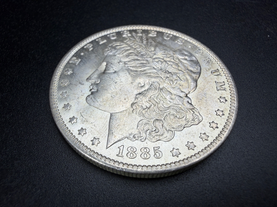 1885 O Brilliant Uncirculated Morgan Silver Dollar [Photo 2]