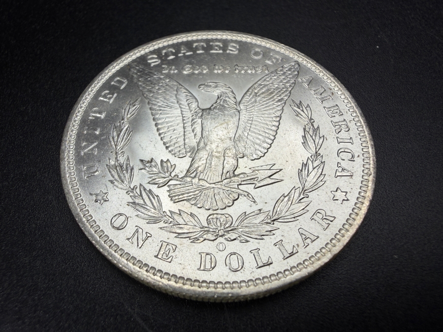 1885 O Brilliant Uncirculated Morgan Silver Dollar [Photo 4]