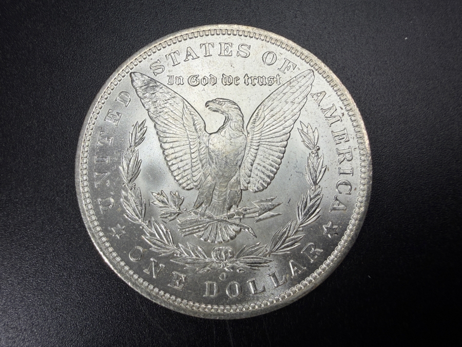 1885 O Brilliant Uncirculated Morgan Silver Dollar [Photo 3]