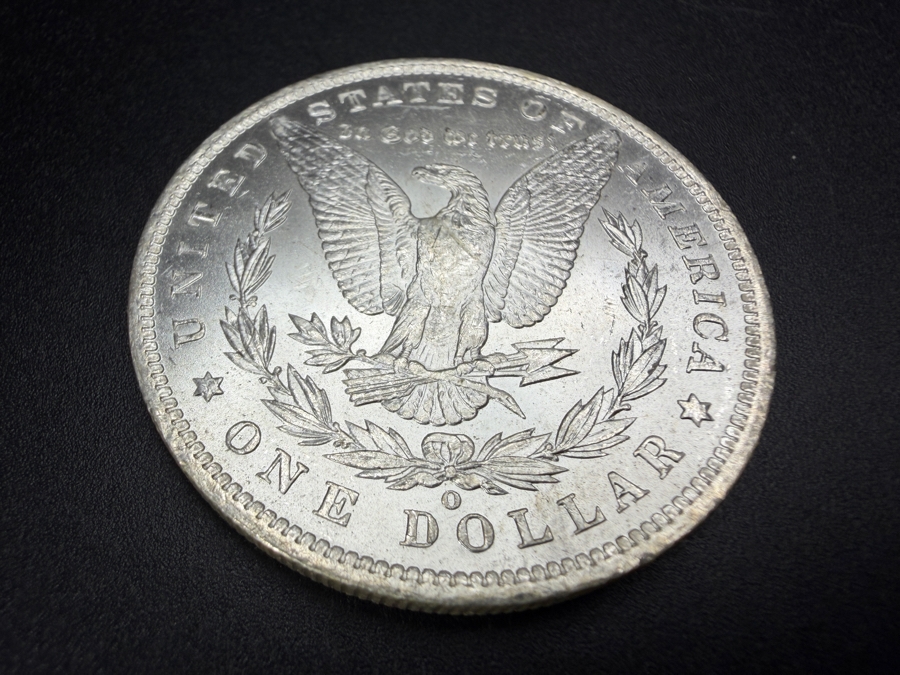 1885 O Brilliant Uncirculated Morgan Silver Dollar [Photo 4]