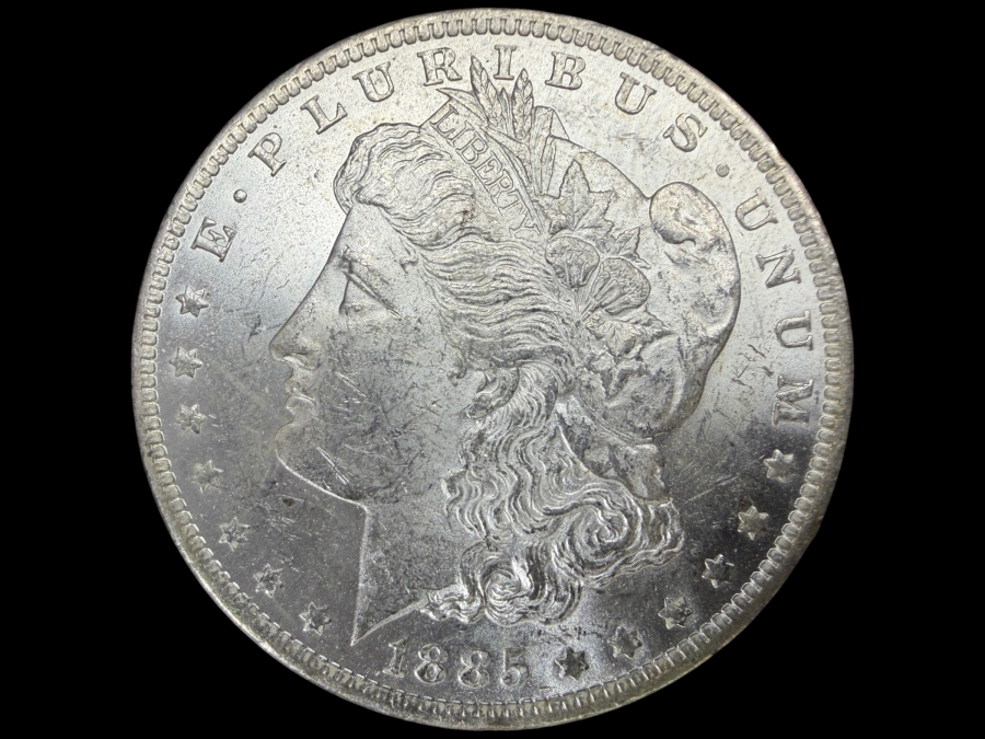 1885 O Brilliant Uncirculated Morgan Silver Dollar