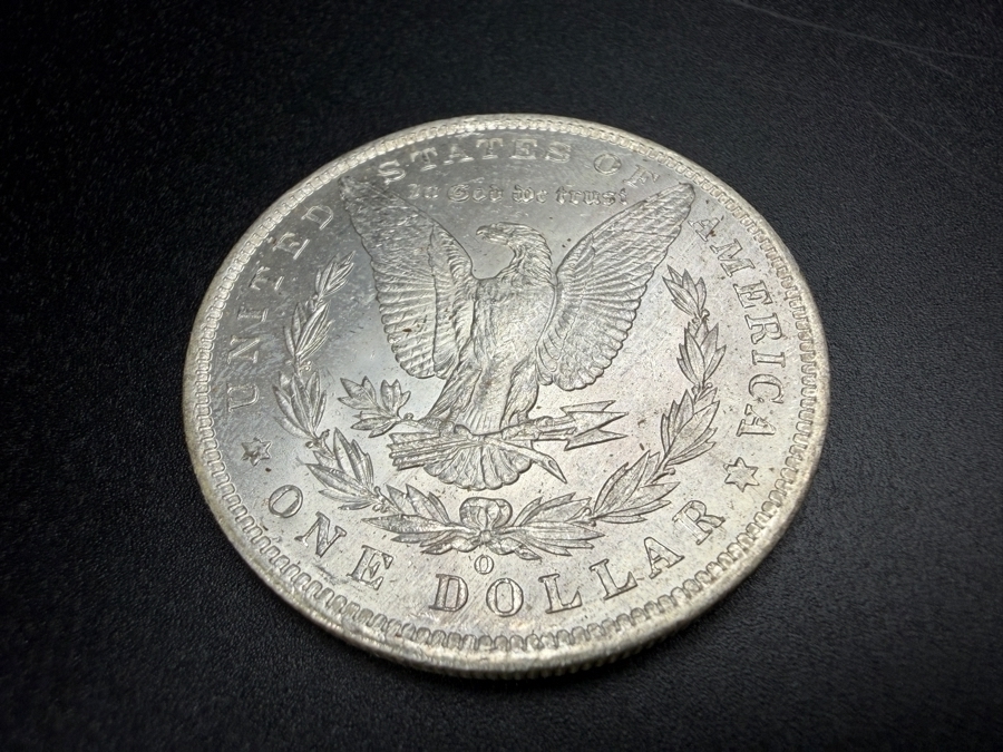 1885 O Brilliant Uncirculated Morgan Silver Dollar [Photo 4]