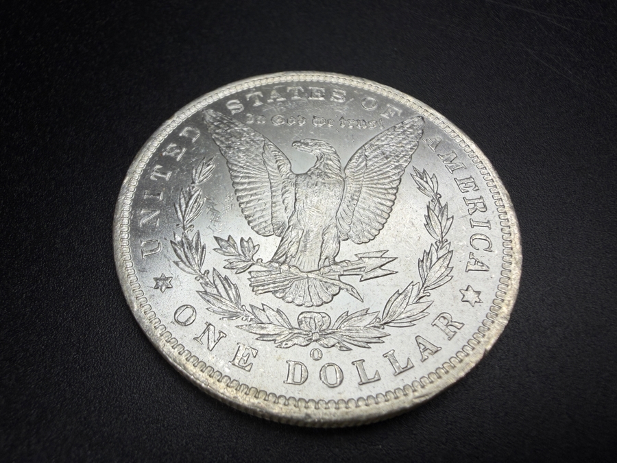 1885 O Brilliant Uncirculated Morgan Silver Dollar [Photo 4]
