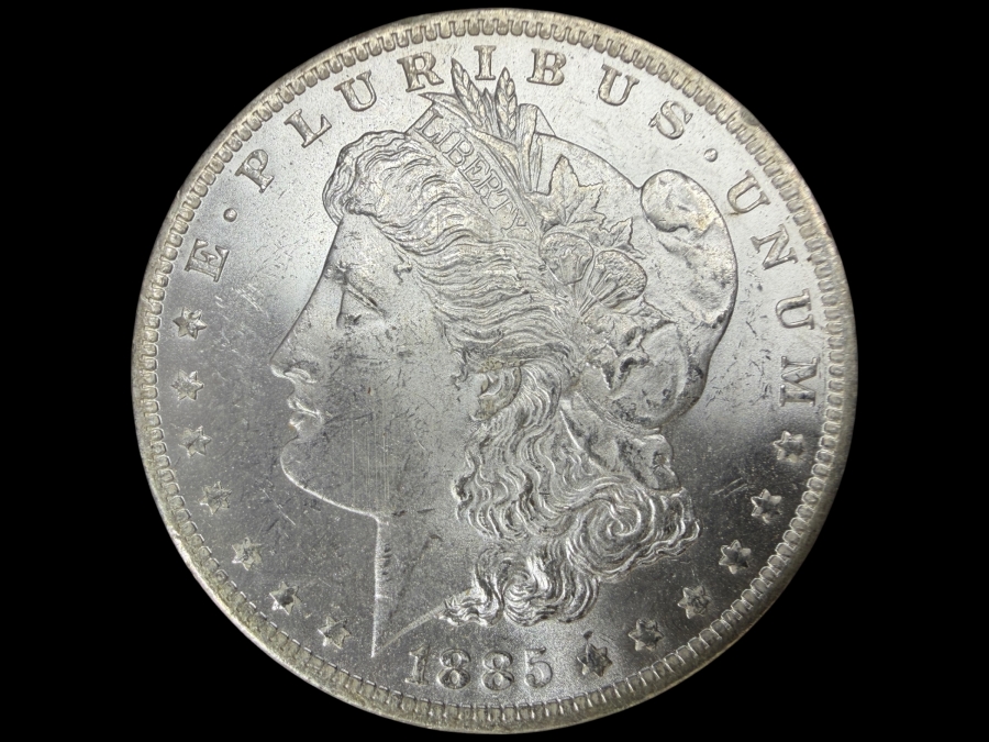 1885 O Brilliant Uncirculated Morgan Silver Dollar