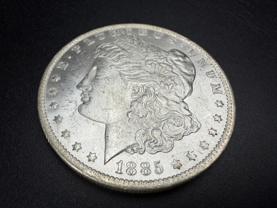 1885 O Brilliant Uncirculated Morgan Silver Dollar [Photo 2]