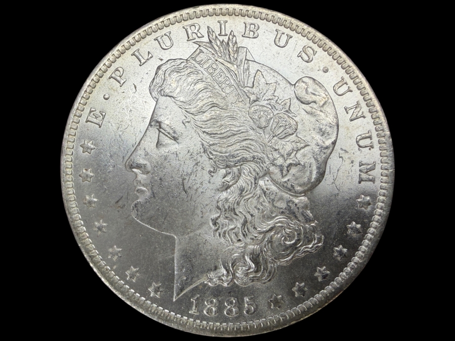1885 O Brilliant Uncirculated Morgan Silver Dollar