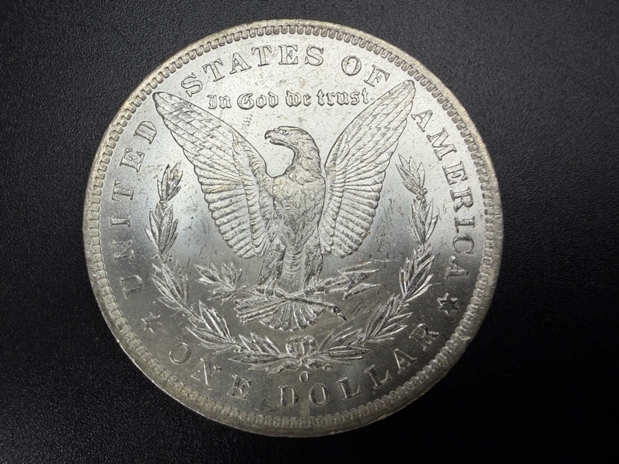 1885 O Brilliant Uncirculated Morgan Silver Dollar [Photo 3]